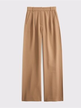 Abercrombie and Fitch Carmel Sloane Tailored Wideleg Trouser 90s Minimalism XS